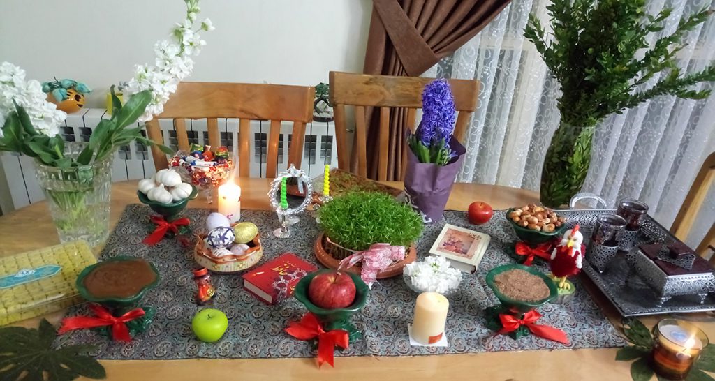 New year table, Nowruz table, events